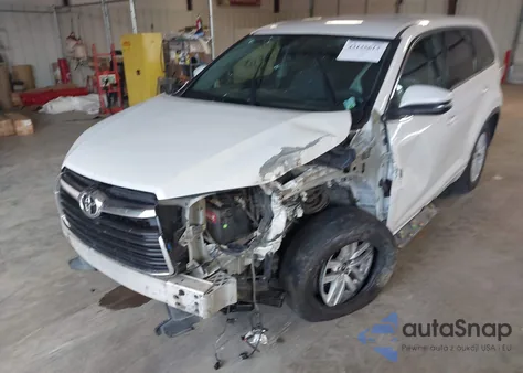 2016 Toyota Highlander Le из США, поврежденный, VIN 5TDZKRFH3GS179936